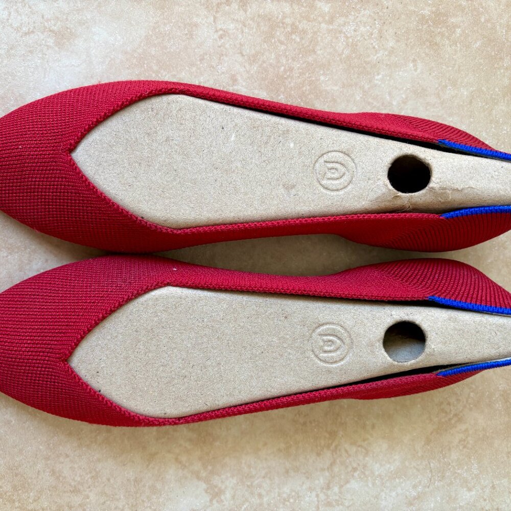 Rothy's The Point In Chili Red (Size 8) - image 2